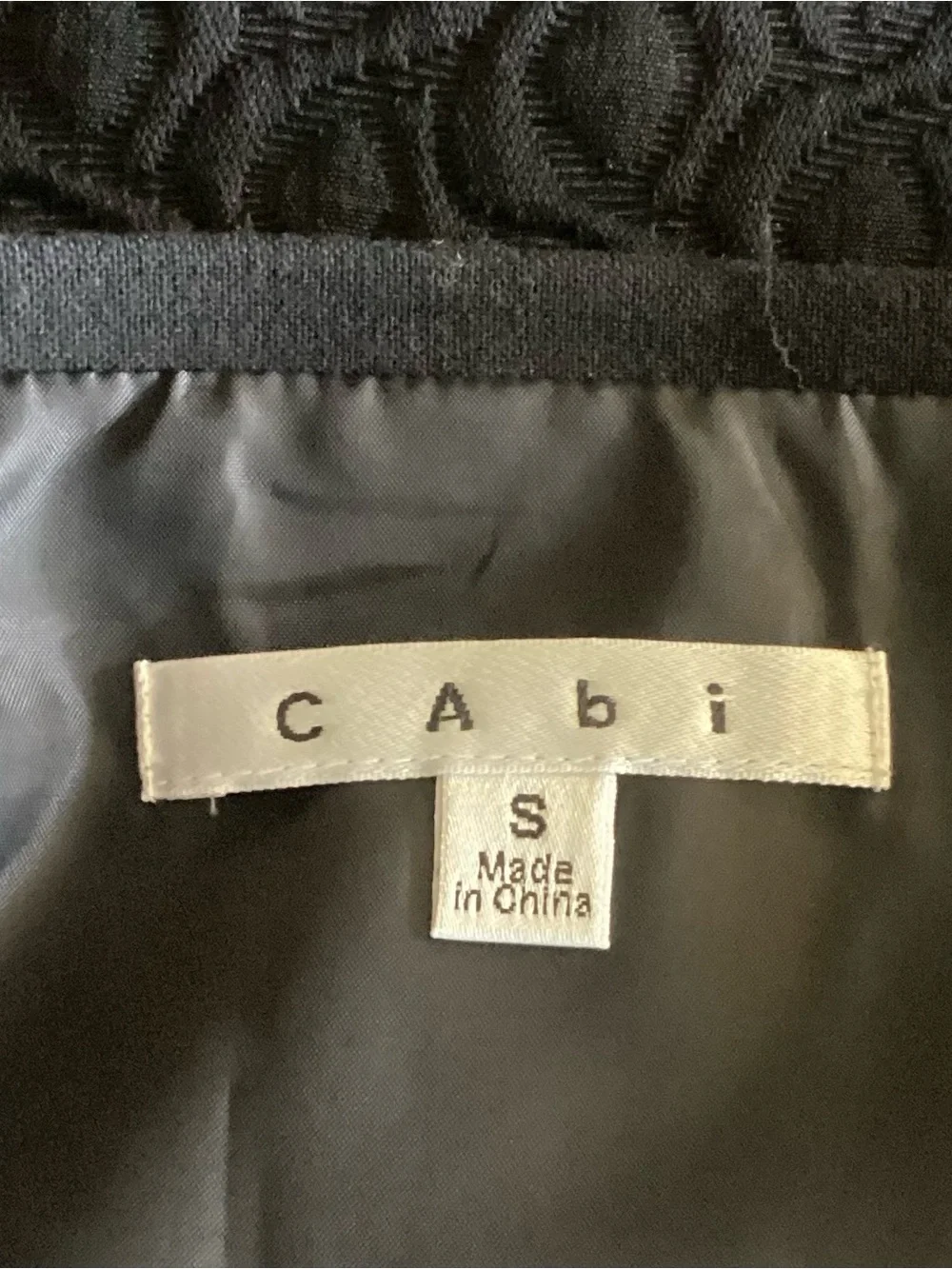 CAbi 926 Swathe Black Wrap Mini Skirt